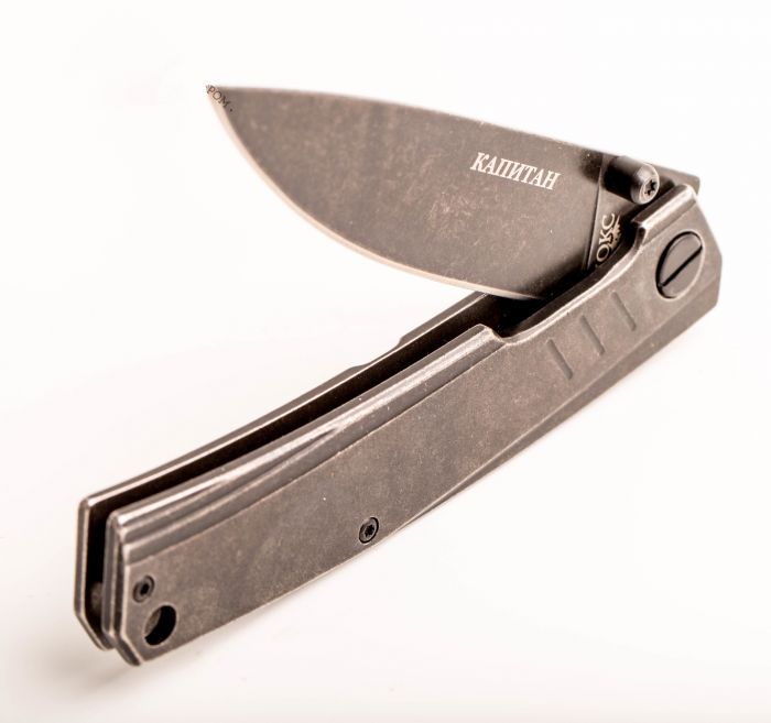 Полуавтоматический складной нож Ontario RAT-1A, Assisted. Black Blade, Orange G-10 Handle