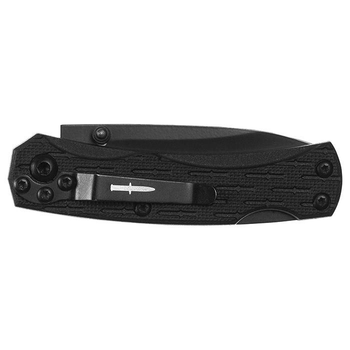 Нож с фиксированным клинком Camillus CamLite Mini Folding, сталь 440А, рукоять термопластик GRN, чёрный