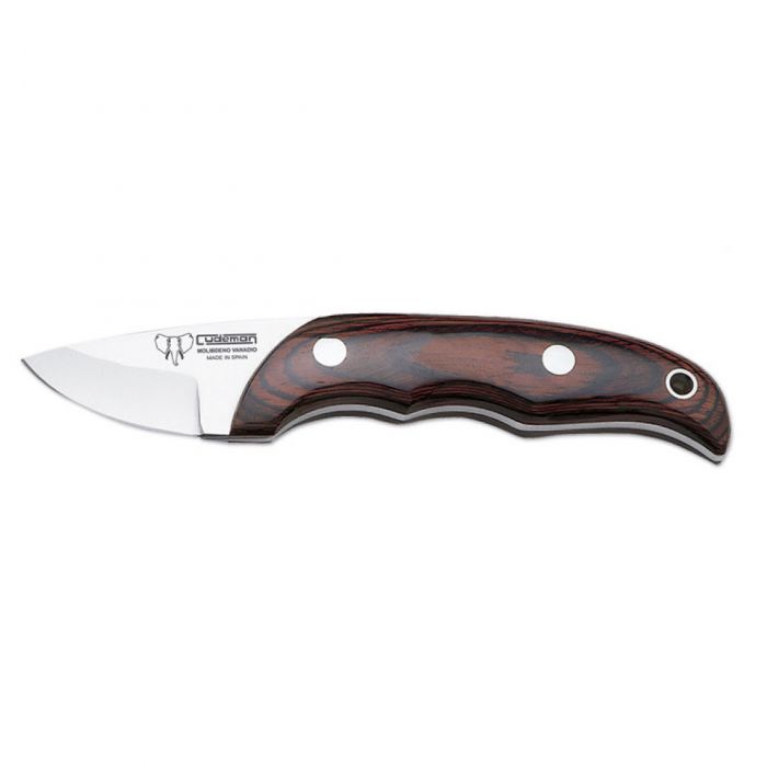 Нож с фиксированным клинком Cudeman Cuchillo Desollador, сталь 440 Stainless Steel, рукоять красное дерево