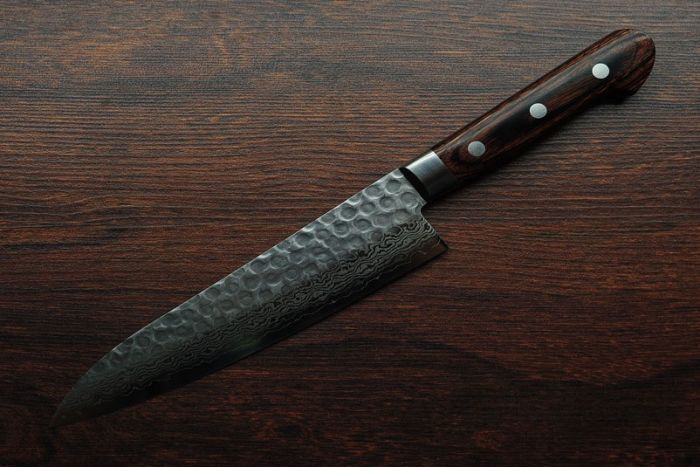 Нож Шефа 180 мм, Sakai Takayuki, сталь VG-10 Damascus 17 слоев, рукоять Pakkawood