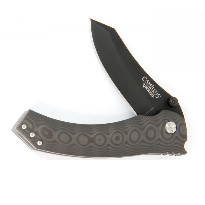 Нож складной Camillus Jolt™, сталь D2, рукоять Carbon Fiber, чёрный