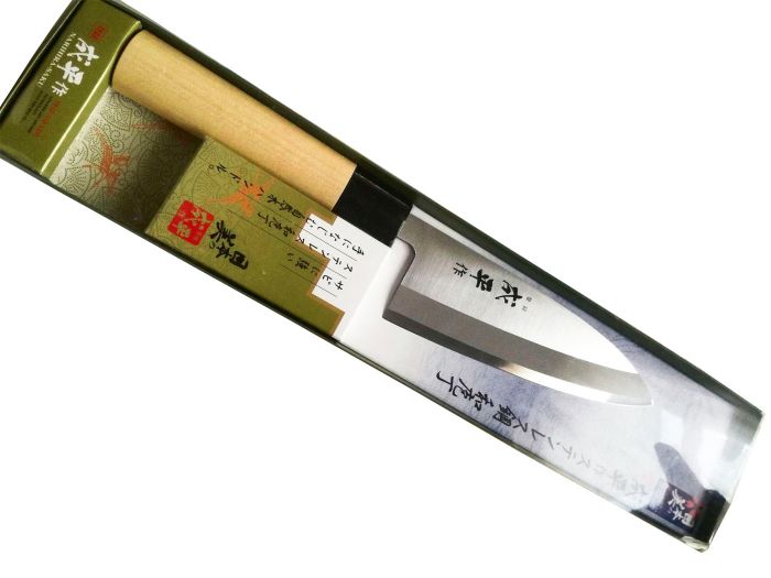 Нож Кухонный Деба, Fuji Cutlery Narihira, Tojiro, FC-72, сталь Mo-V, eco-wood, в картонной коробке