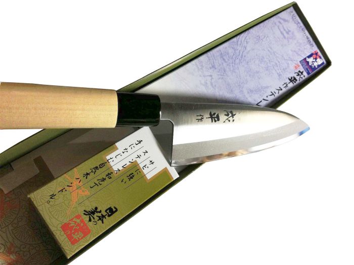 Нож Кухонный Деба, Fuji Cutlery Narihira, Tojiro, FC-72, сталь Mo-V, eco-wood, в картонной коробке